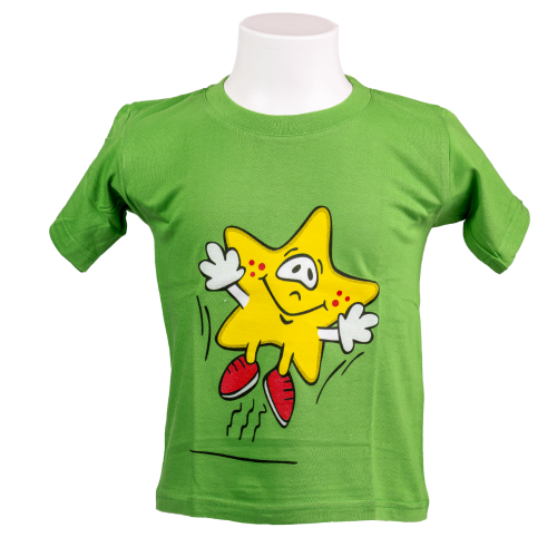 STAR.T-Shirt Grün